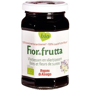 Fiordifrutta Jam Vlierbessen en Vlierbloesem 250GR