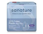 Sanature 100% Katoen Maandverband Super 10ST