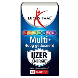 Lucovitaal Multi+ IJzer Energie Tabletten 60TB