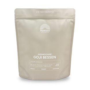 Mattisson HealthStyle Goji Bessen Gedroogd 1KG