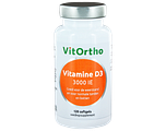 VitOrtho Vitamine D3 3000 IE Softgels 120ST VitOrtho Vitamine D3 3000 IE Softgels 120ST