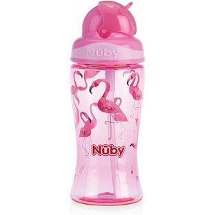 Nuby Flip-It Beker uit Tritan™ Roze 3jaar+ 360ML Nuby Flip-It Beker uit Tritan™ Roze 3jaar+ 360ML