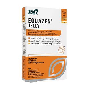 Equazen Jelly Omega 3 & 6 Vetzuren Kauwbare Jellies 30ST