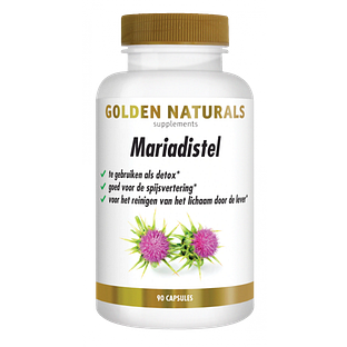 Golden Naturals Mariadistel Capsules 90VCP Golden Naturals Mariadistel Capsules 90VCP