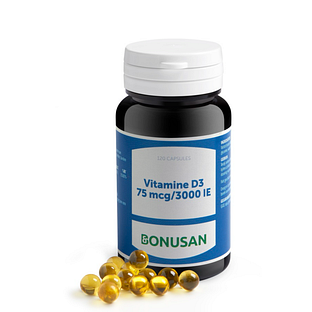 Bonusan Vitamine D3 75mcg Capsules 120SG