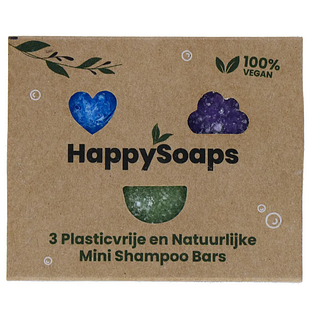 HappySoaps Mini Shampoo Bars 3ST HappySoaps Mini Shampoo Bars 3ST
