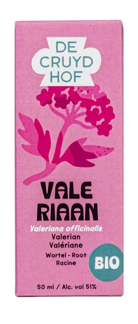 De Cruydhof Cruydhof Valeriaan Valeriana officinalis Bio Druppels 50ML