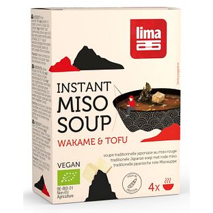 Lima Instant Miso Soup Wakame & Tofu 40GR