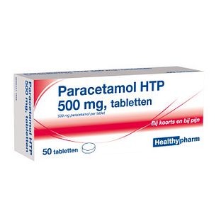 Healthypharm Paracetamol 500mg Tabletten 50TB