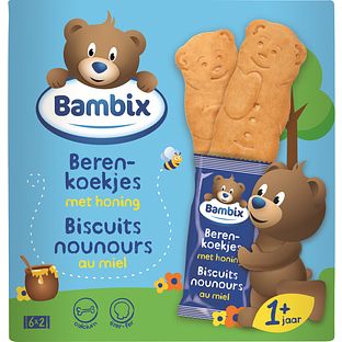 Bambix Berenkoekjes Met Honing 150GR Bambix Berenkoekjes Met Honing 150GR