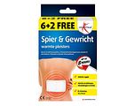 Lucovitaal Spier & Gewricht Warmte Pleisters 13 x 19 cm 8ST