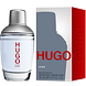 Hugo Boss Iced Eau de Toilette 75ML Parfumfles met verpakking ernaast