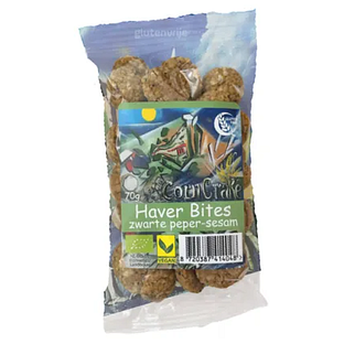 Corn Crake Haver Bites Zwarte Peper-Sesam 150GR