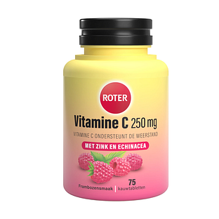 Roter Vitamine C 250 mg Met Zink Tabletten 75TB