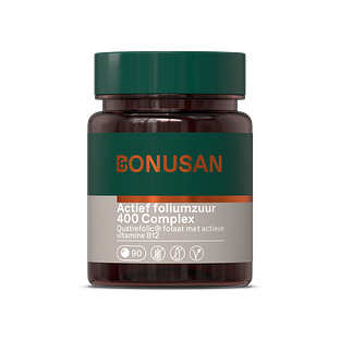 Bonusan Actief foliumzuur 400 Complex Tabletten 90TB