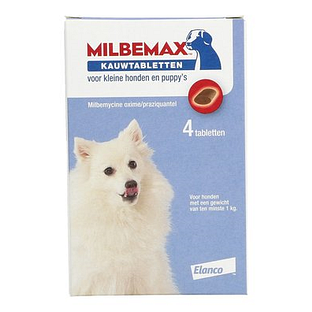 Milbemax Ontworm Kauwtabletten Kleine Honden & Puppy's 4KTB