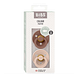 BIBS Fopspeen 6-18 Maanden Symmetrical Blush/Woodchuck 2ST