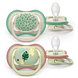 Avent Ultra Air Fopspeen Leaves 6-18M 2ST Fopspenen uit de verpakking