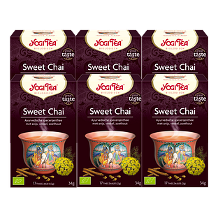 Yogi Tea Sweet Chai Voordeelverpakking 6x17ST