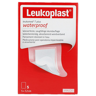 Leukoplast Leukomed T Plus Waterproof Eilandpleister 5ST Leukoplast Leukomed T Plus Waterproof Eilandpleister 5ST