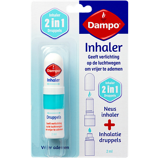 Dampo Dampo 2-in-1 Inhaler Druppels 2ML Dampo Dampo 2-in-1 Inhaler Druppels 2ML