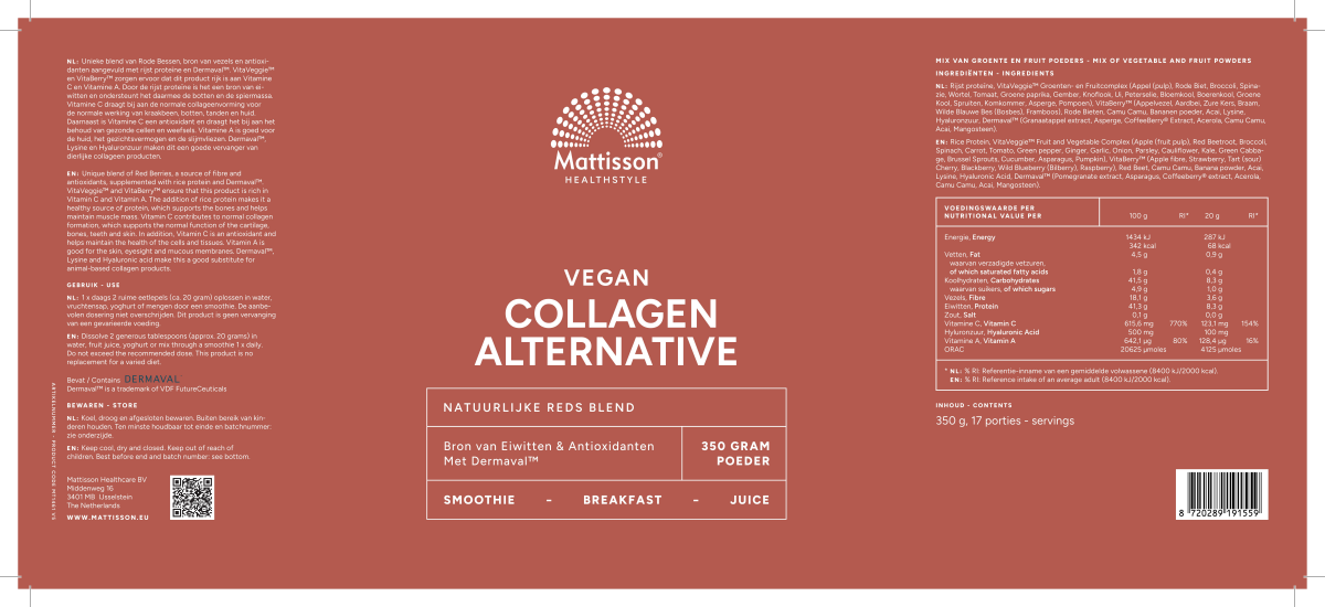 Reds Blend Collageen Booster afbeelding van document #1, label