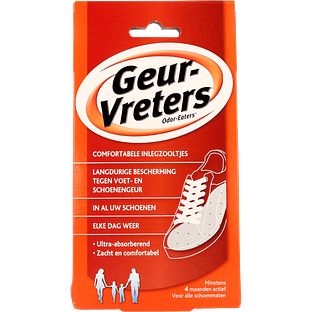 Geurvreters Geurvreter Inlegzooltjes 2ST