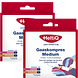 HeltiQ Gaaskompres Medium Duoverpakking 2x16ST
