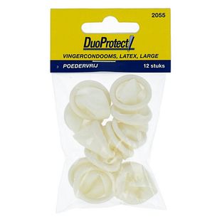 DuoProtect Vingercondooms Large 12ST