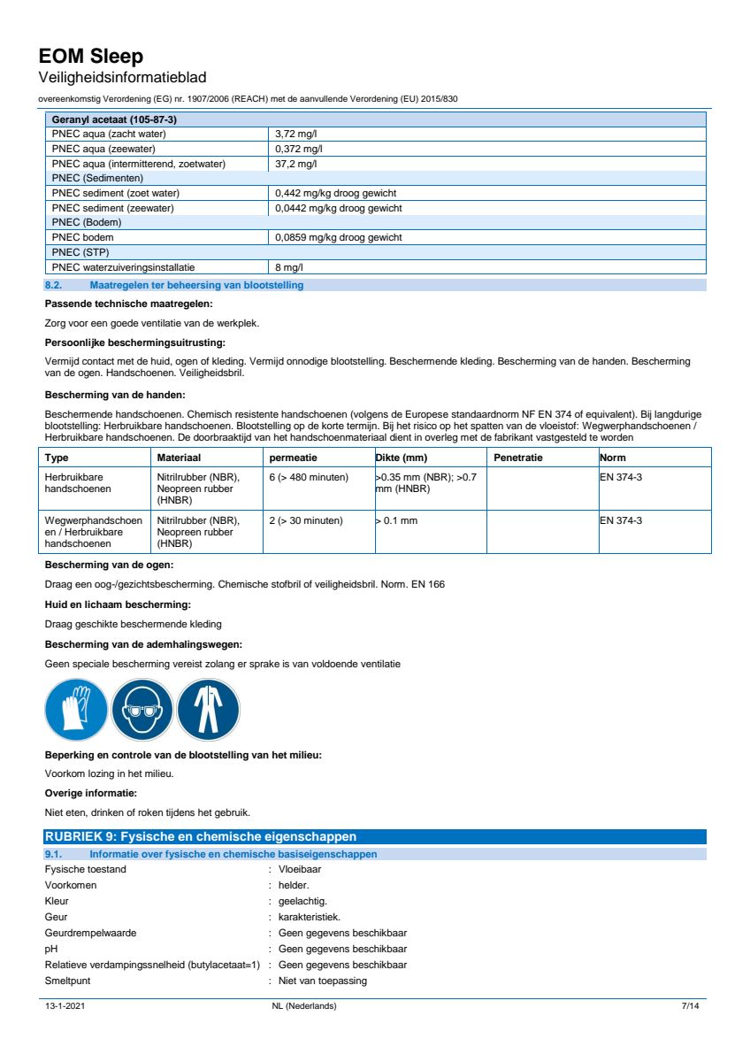 Essentiële Olie Sleep Well afbeelding van document #7, label