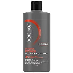 Syoss Men Intense Power Deep Caring Shampoo 4% Caffeine Energy 440ML