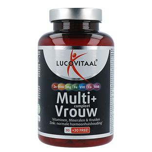 Lucovitaal Multi+ Compleet Vrouw Tabletten 120TB