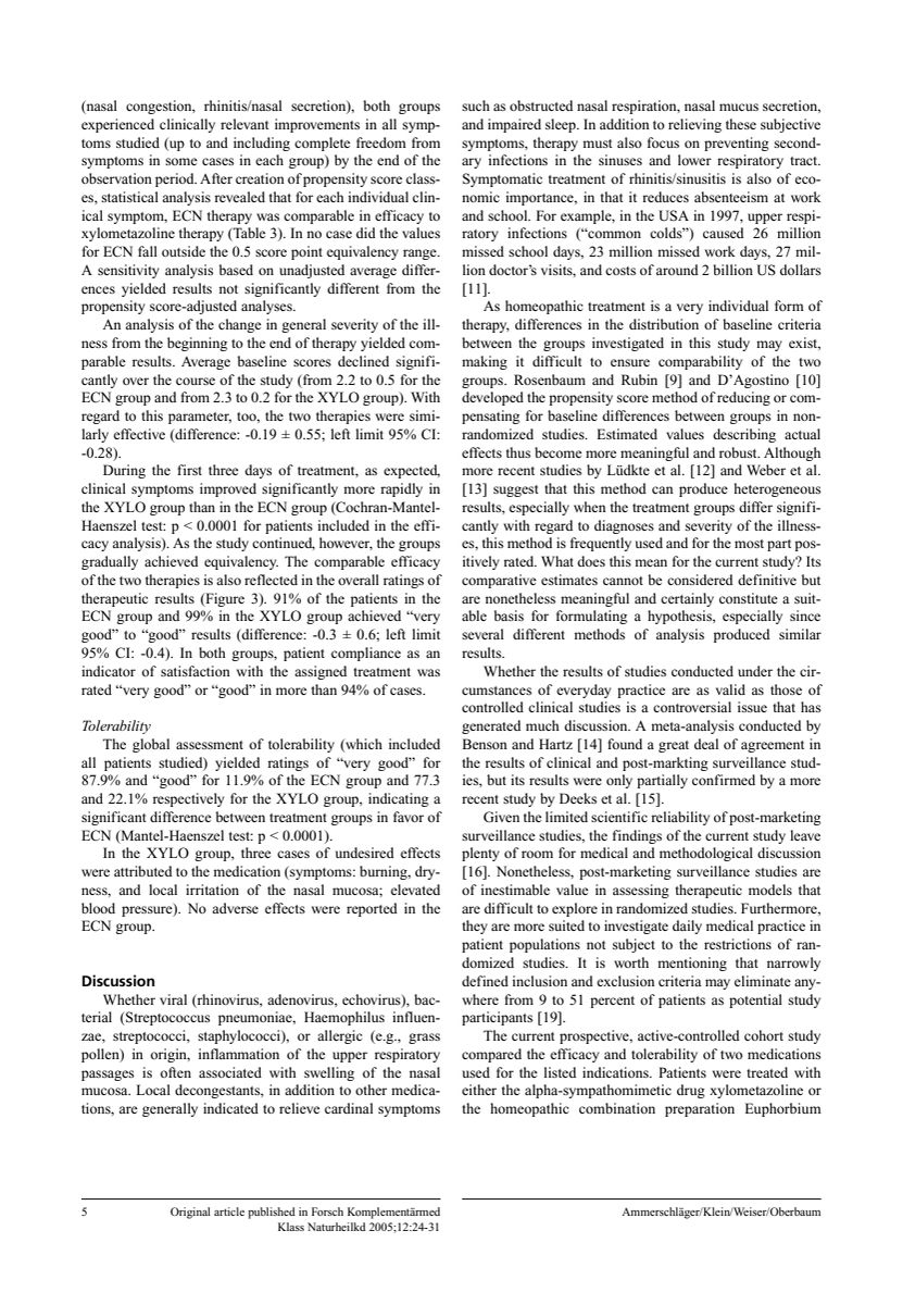 Euphorbium Compositum Tabletten afbeelding van document #5, research
