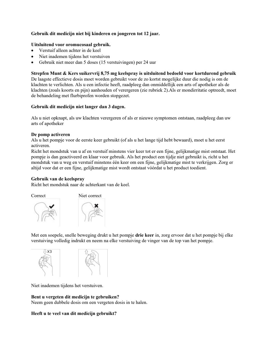 8,75mg Keelspray afbeelding van document #4, leaflet