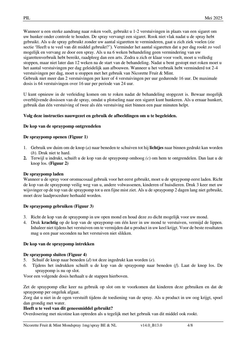 Fruit & Mint Mondspray afbeelding van document #4, leaflet