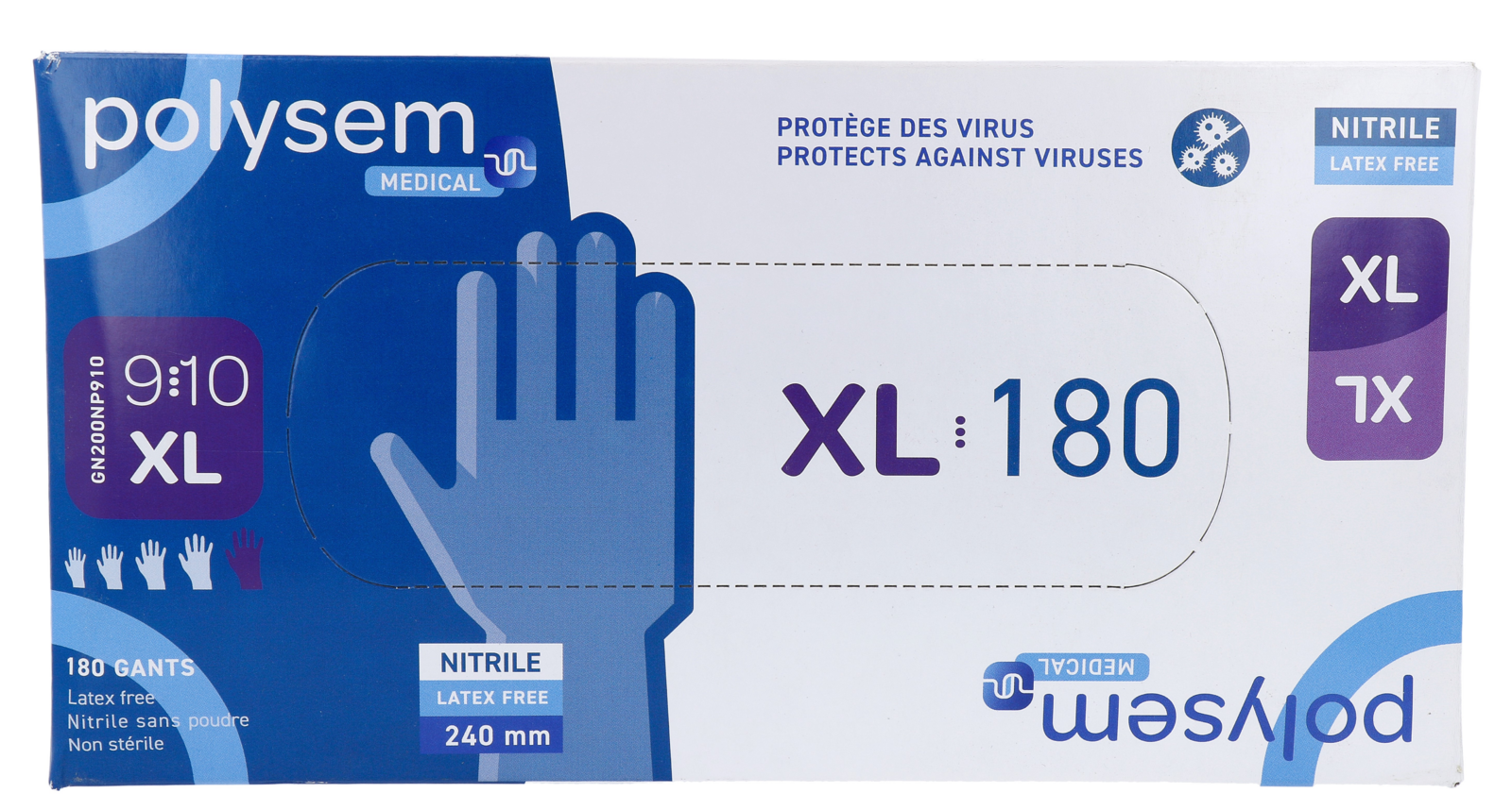 Polysem Nitril Handschoenen XL afbeelding