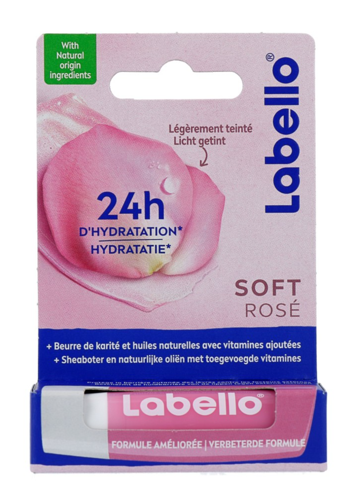 Labello Soft Rosé Lippenbalsem afbeelding