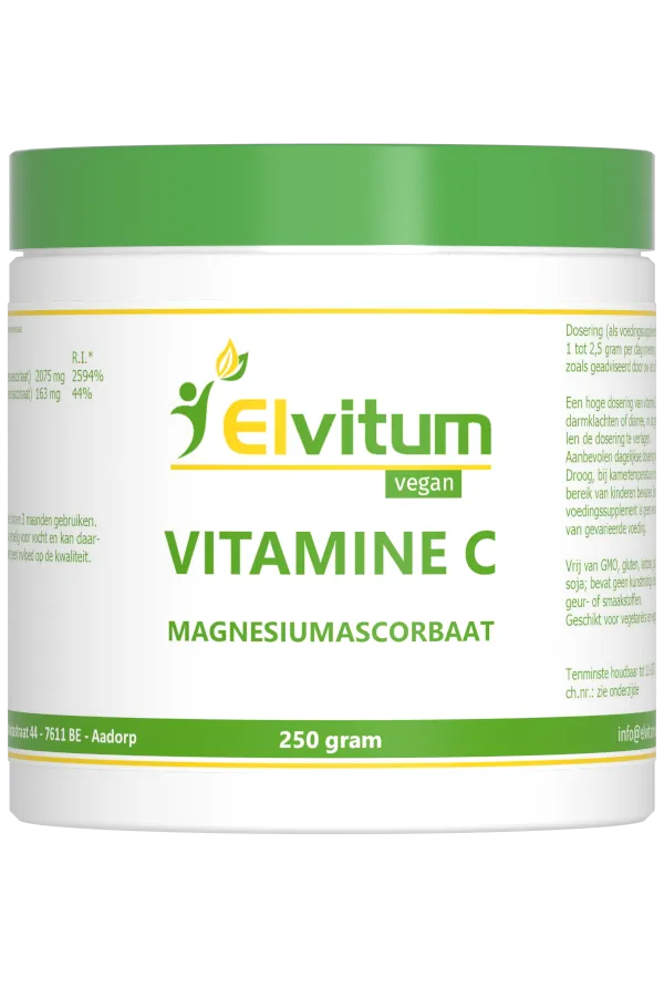 Elvitum Vitamine C Magnesiumascorbaat Poeder 250GR