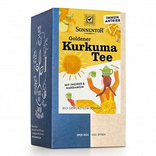 Sonnentor Goldener Kurkuma Thee 18ST