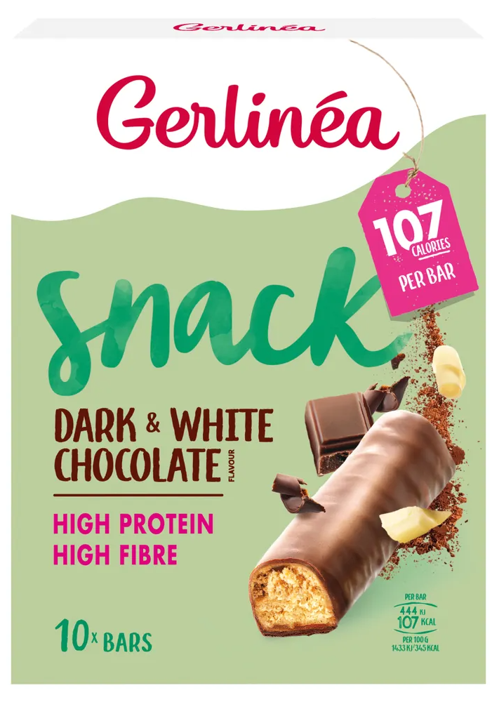 Gerlinéa Snack Dark & White Chocolate Repen 10ST