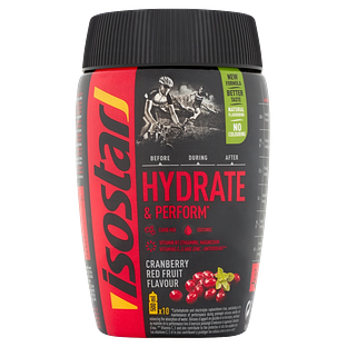Isostar Hydrate & Perform Cranberry Poeder 400GR Isostar Hydrate & Perform Cranberry Poeder 400GR