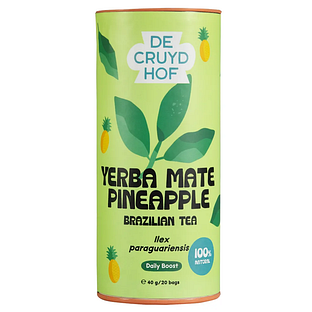 Cruydhof Thee Yerba Mate Pineapple/ IIex Paraguariensis 20ST