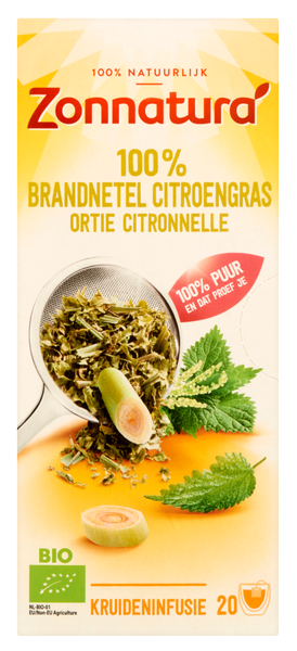 Zonnatura Thee Brandnetel & Citroengras