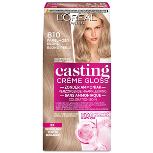 L'Oréal Paris Casting Crème Gloss Haarkleuring Parelmoer Blond 810 1ST