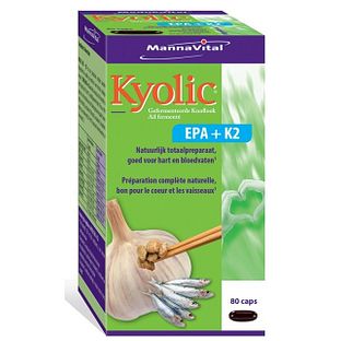 MannaVital Kyolic EPA + K2 Capsules 80CP MannaVital Kyolic EPA + K2 Capsules 80CP