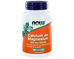 NOW Calcium en Magnesium Tabletten 100TB