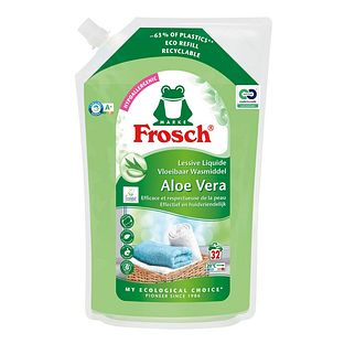Frosch Vloeibaar Wasmiddel Aloë Vera Refill 1600ML Frosch Vloeibaar Wasmiddel Aloë Vera Refill 1600ML
