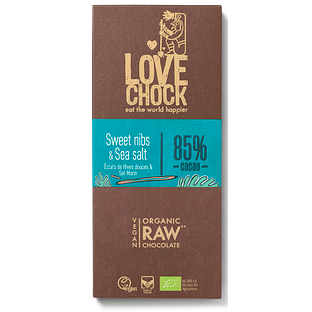 Lovechock Sweet Nibs & Sea Salt Tablet 70GR
