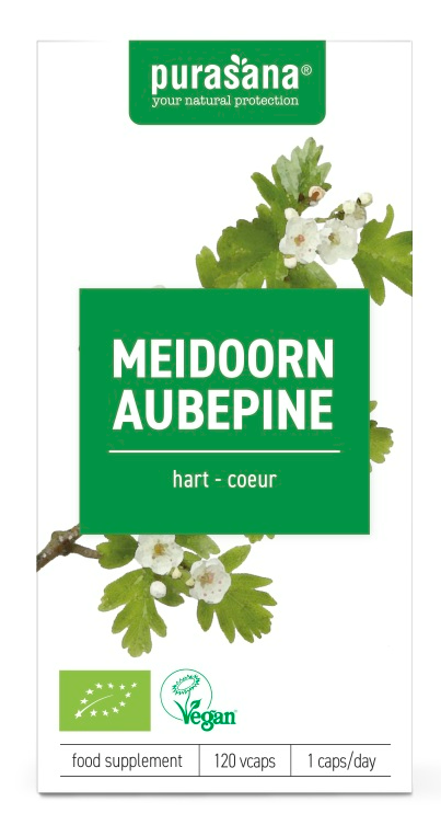 Purasana® Meidoorn Nieuwe Formule 120 Capsules