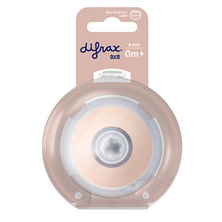 Difrax Mammafeel Dynamische Flessenspeen Mini 0+ 1ST